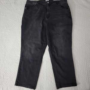 Sonoma High Rise Curvy Fit Straight Leg Stretchy Jeans Womens Plus Size 20W